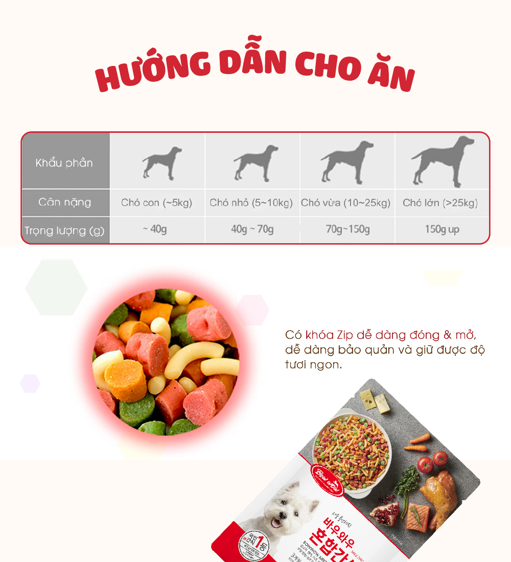 Snack hỗn hợp cho chó