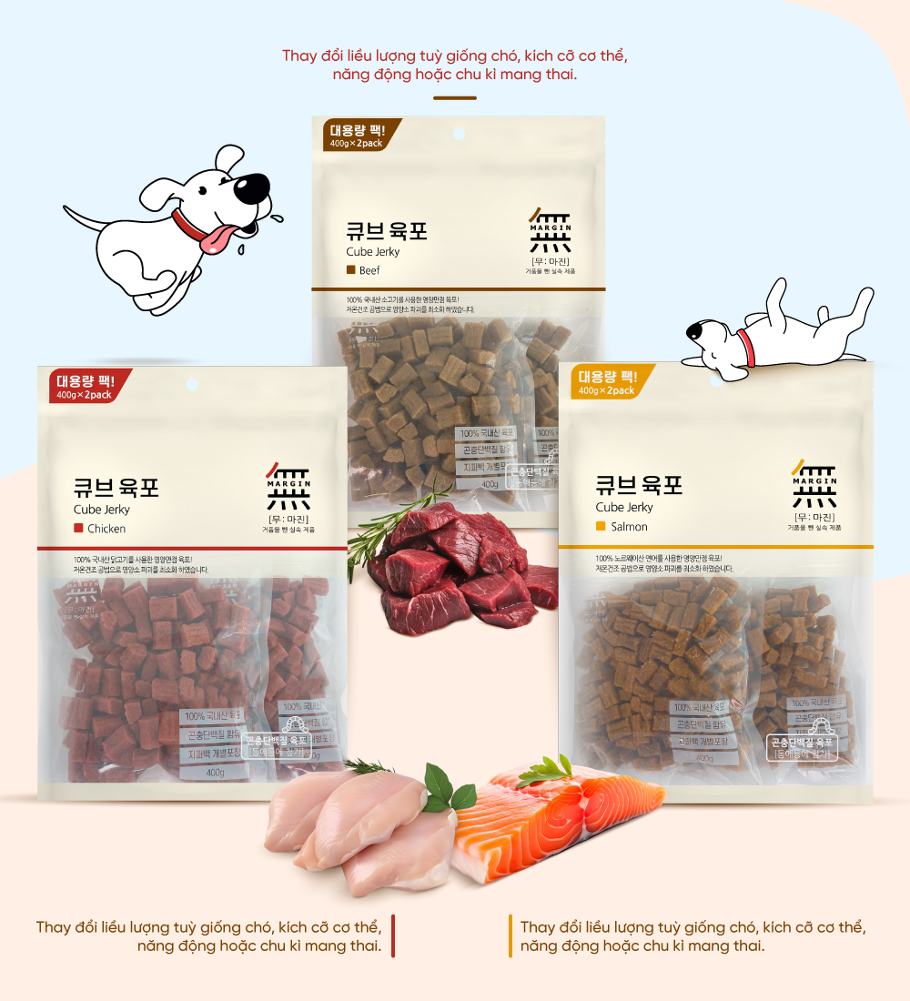 Thịt viên sấy mềm cho chó