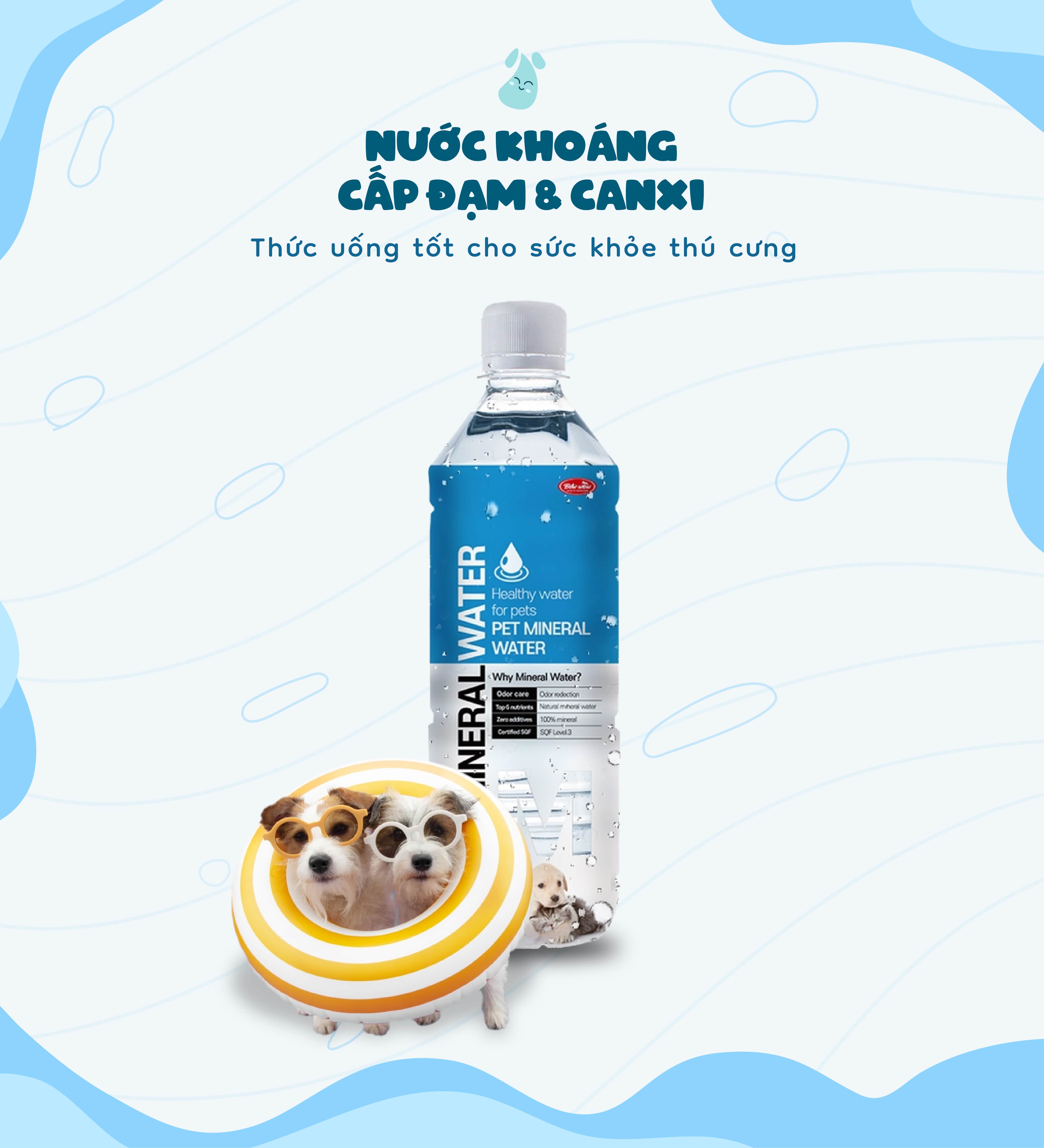 Nước khoáng cấp Đạm & Canxi