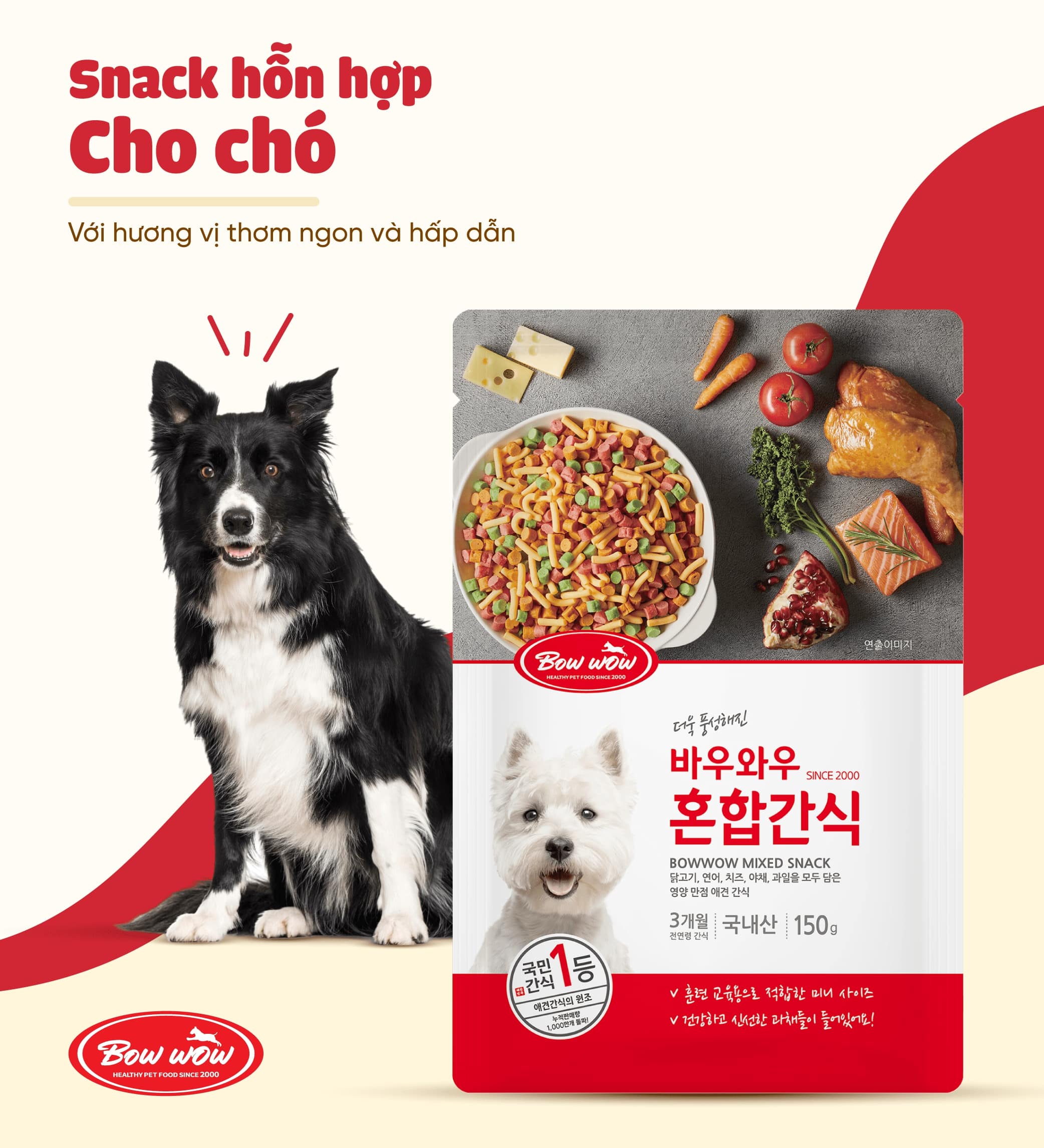 Snack hỗn hợp cho chó