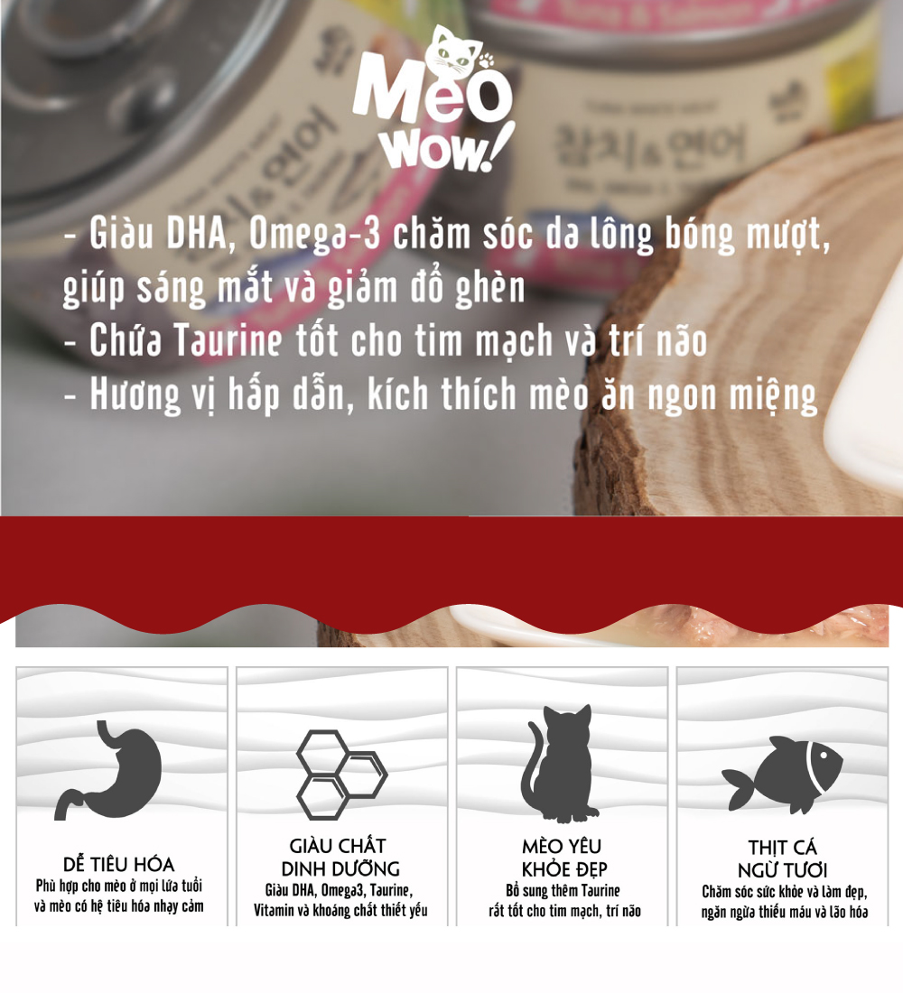 Thịt hộp cho mèo Tuna White Meat