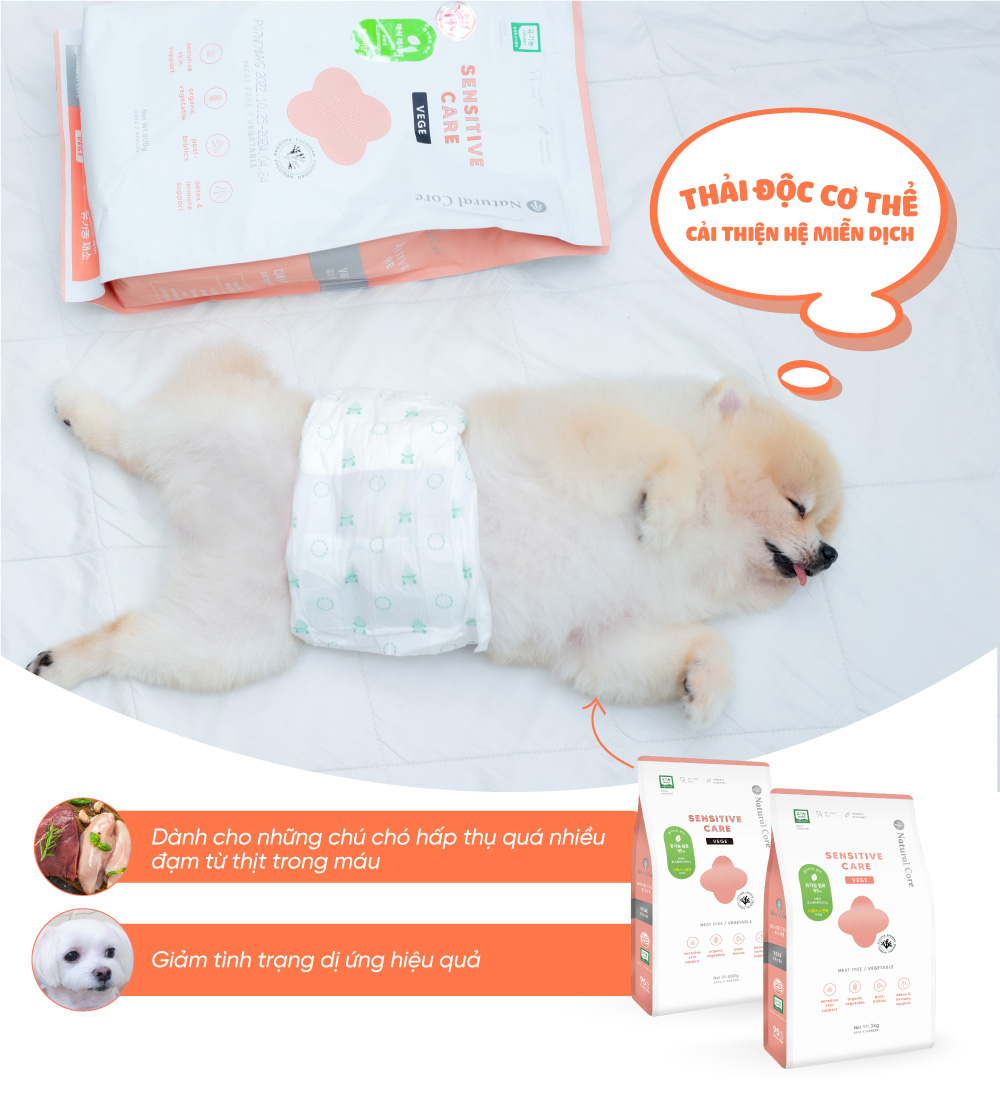 Thức ăn cho chó bị dị ứng (Meat free)