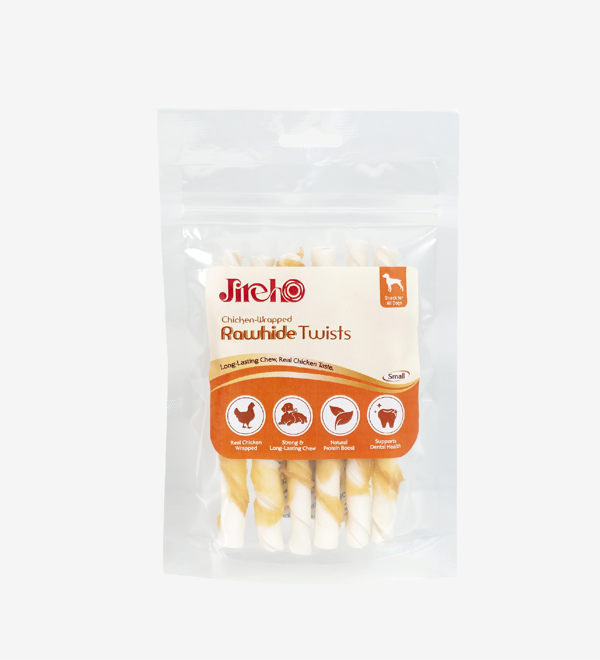 Thanh da bò xoắn quấn gà