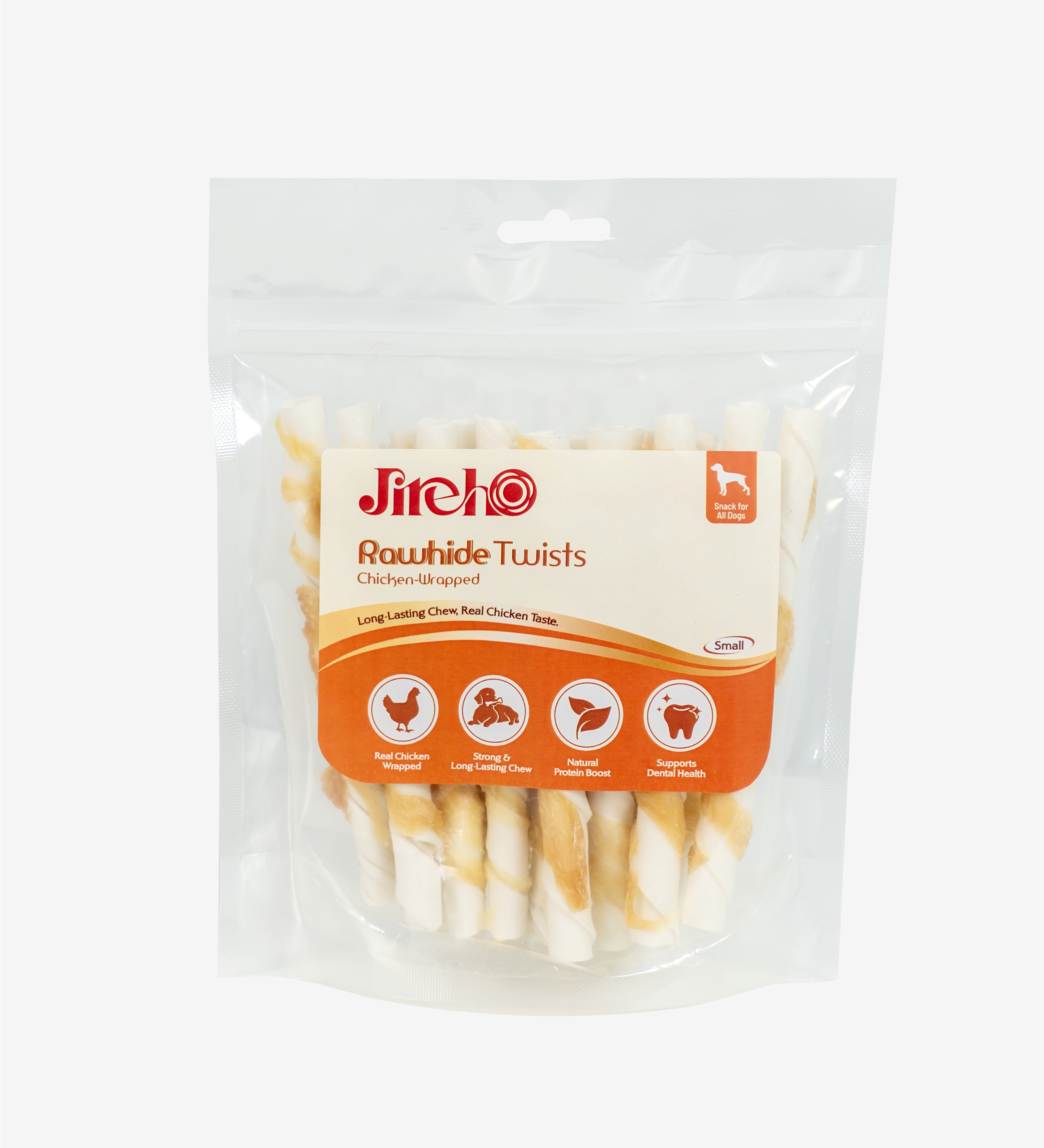 Thanh da bò xoắn quấn gà