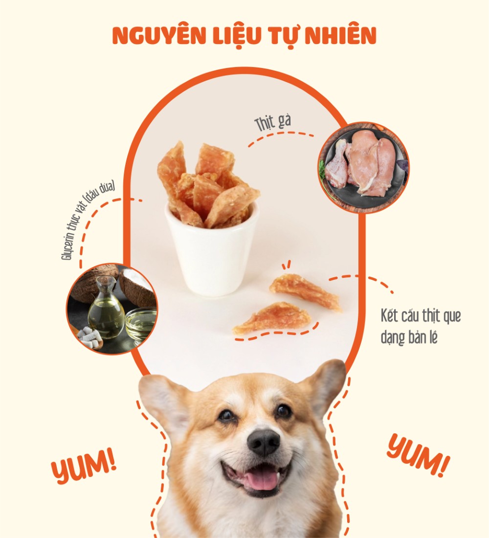 Thịt quay cho chó