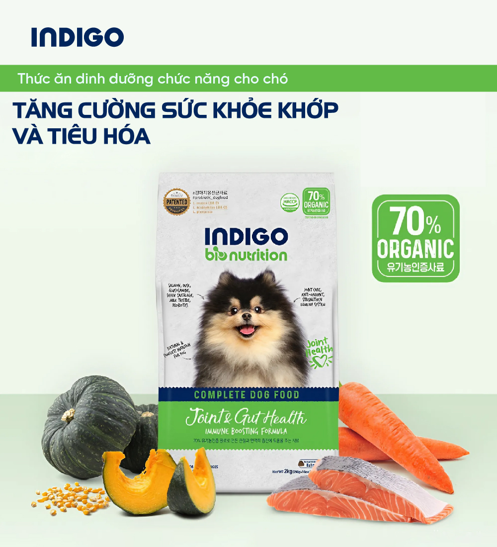 Thức ăn dinh dưỡng chức năng cho chó tăng cường sức khỏe khớp và tiêu hóa