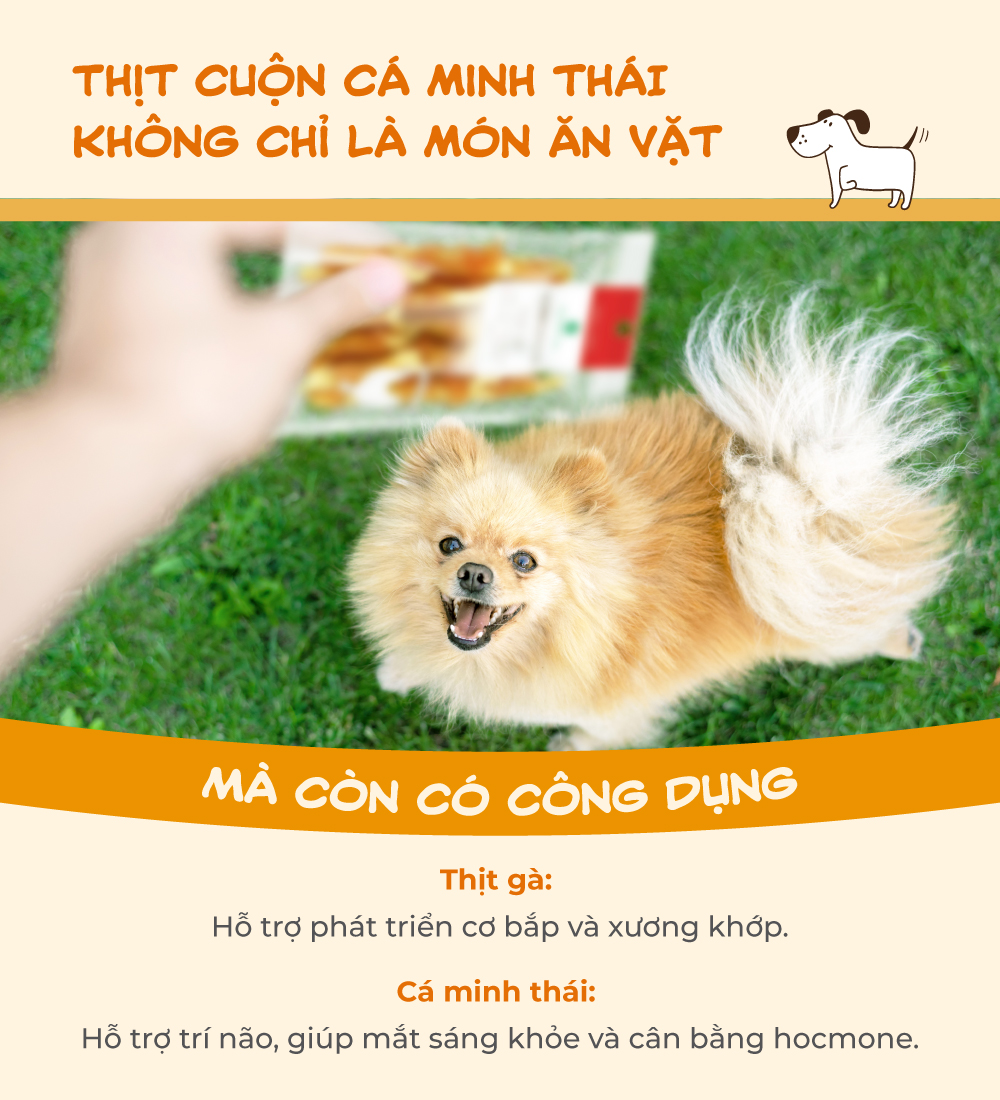 Thịt cuộn Cá minh thái