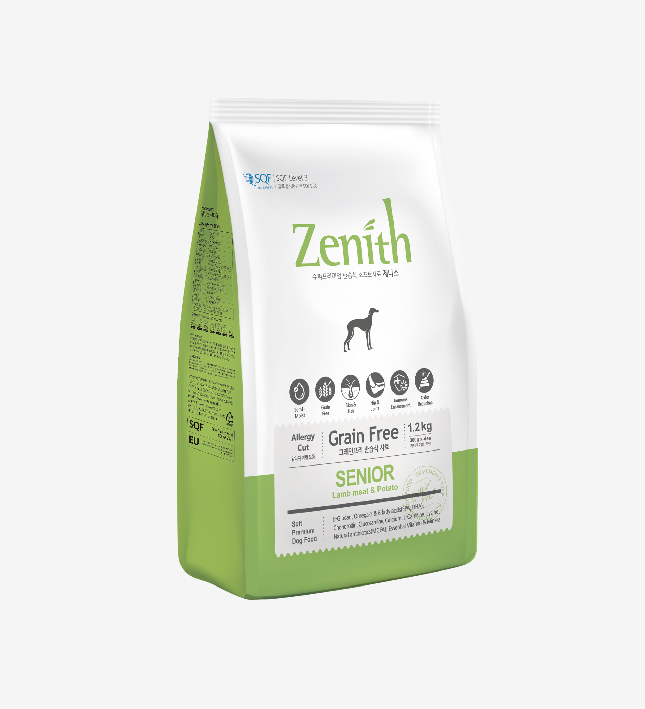 Thức ăn hạt mềm chó già Zenith Senior