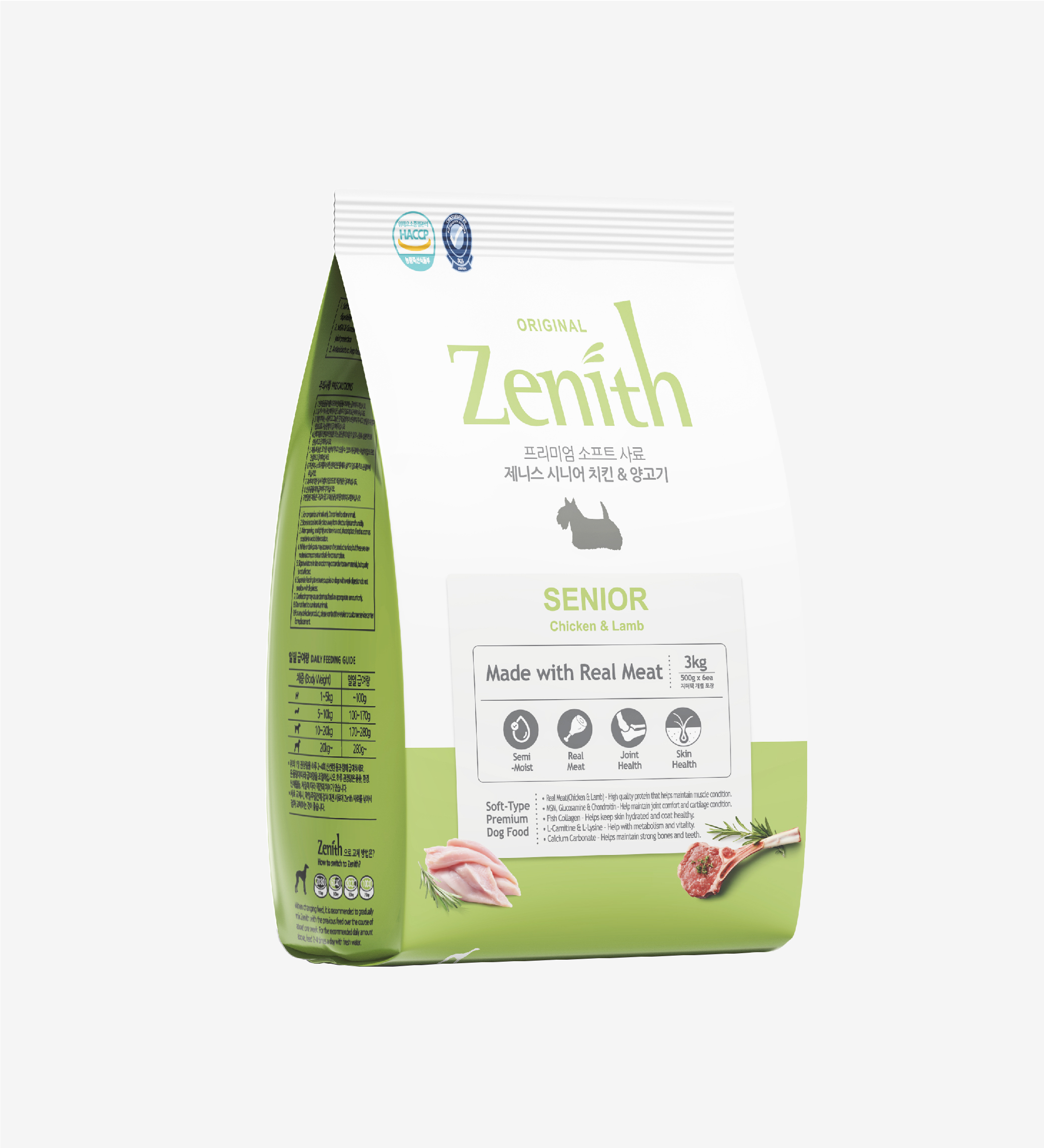Thức ăn hạt mềm Zenith chó già