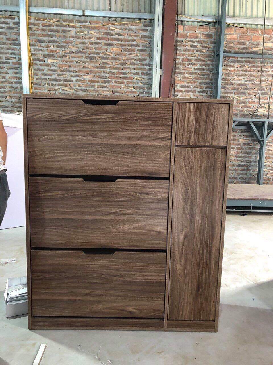 Tủ giầy thông minh gỗ công nghiệp MDF phủ melamin chống xước