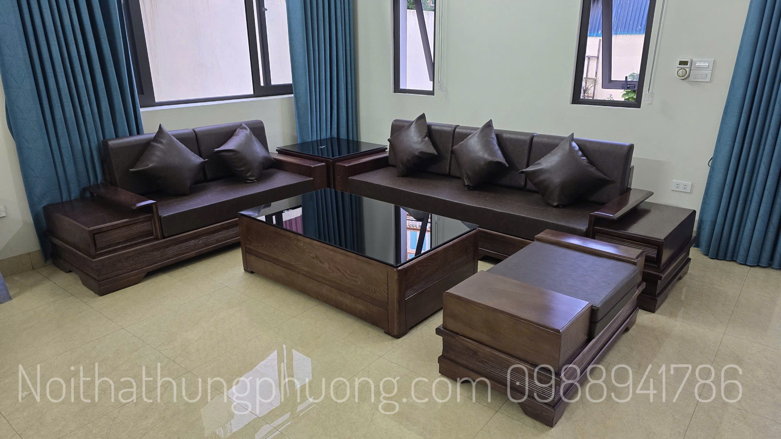 SOFA 2 VĂNG CHÂN PHÁO