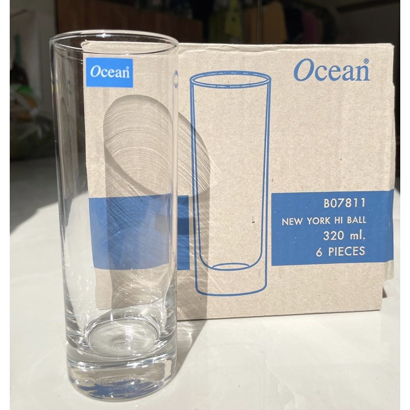 Ly thủy tinh ống New York Long Drink Ocean 320ml