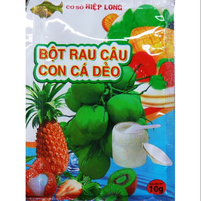Bột rau câu hiệu con cá dẻo Hiệp Long 12g
