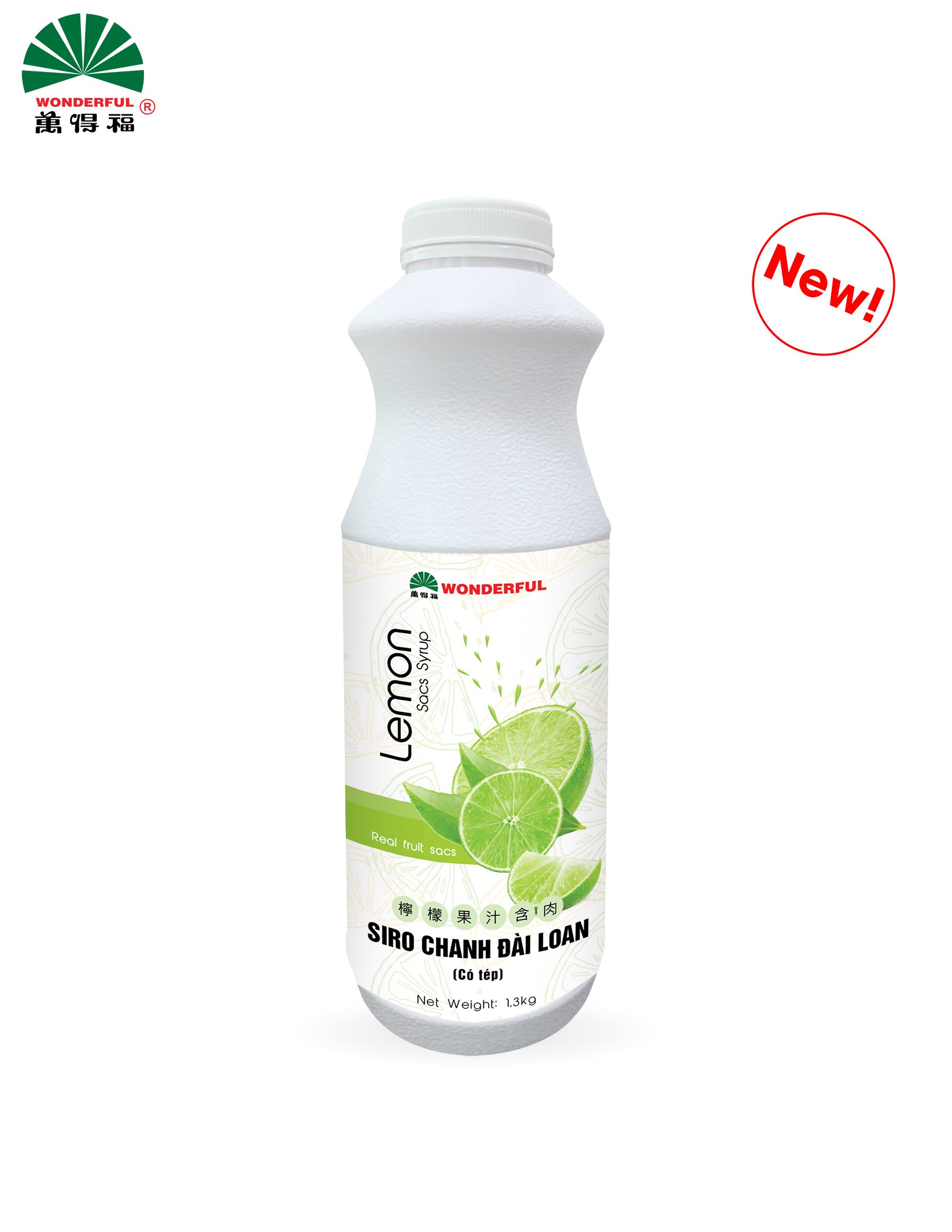 Puree chanh (có tép) WDF 1.3kg