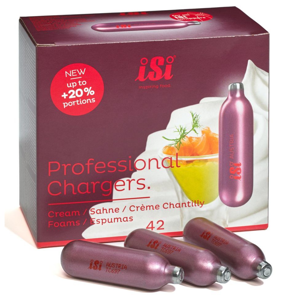 Gas N2O iSi dùng cho bình xịt kem tươi – hộp 10 viên (Gas ISI)