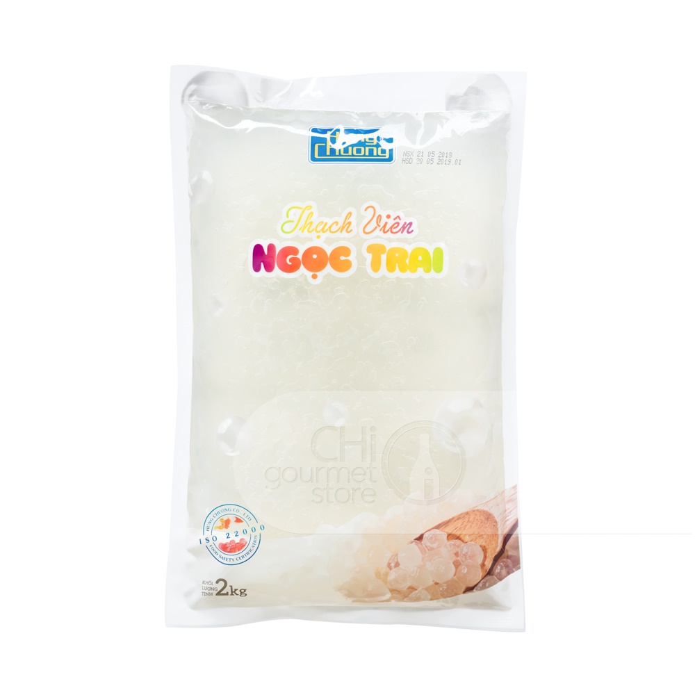 Thạch ngọc trai nguyên vị Jelly Hùng Chương 2kg