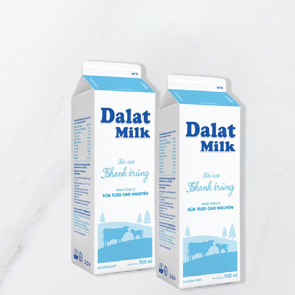Sữa tươi Đà Lạt thanh trùng 950ml