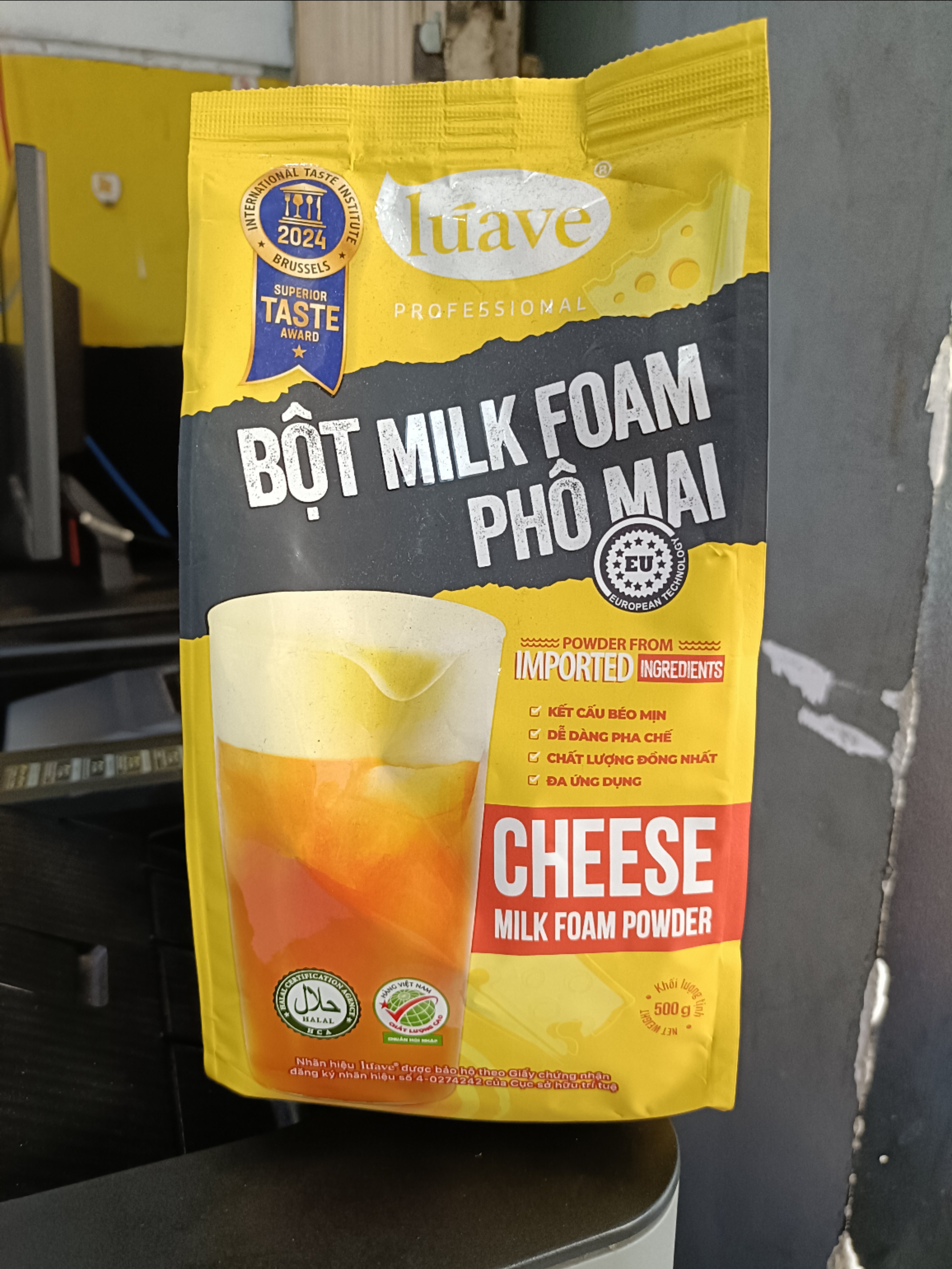 Bột Milk Foam Phô Mai Luave 0.5kg