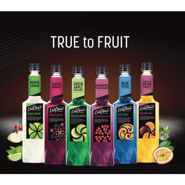 Siro (Syrup) Davinci 750ml - đủ mùi