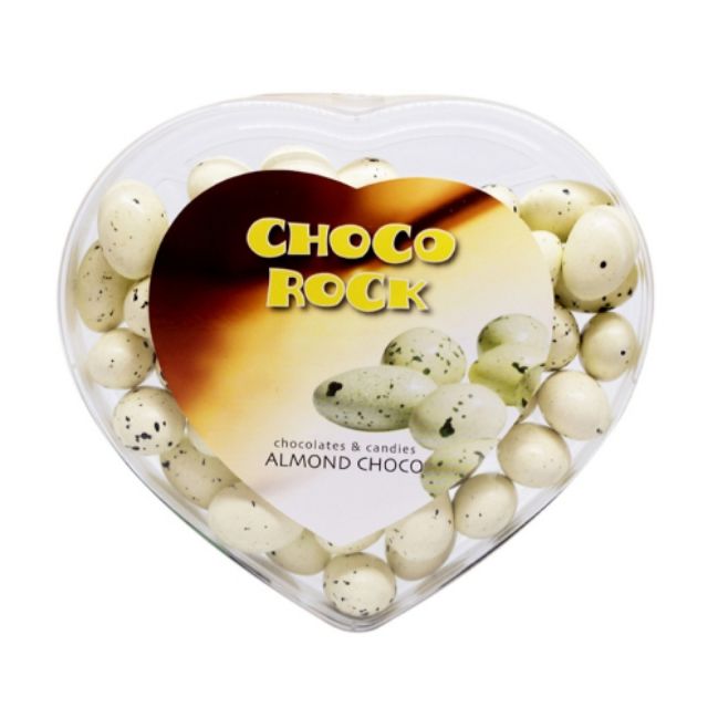 Kẹo choco rock hạnh nhân trái tim