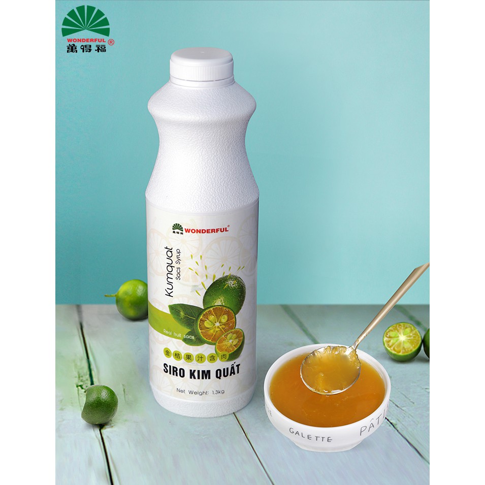 Siro kim quất có tép WDF 1.3kg