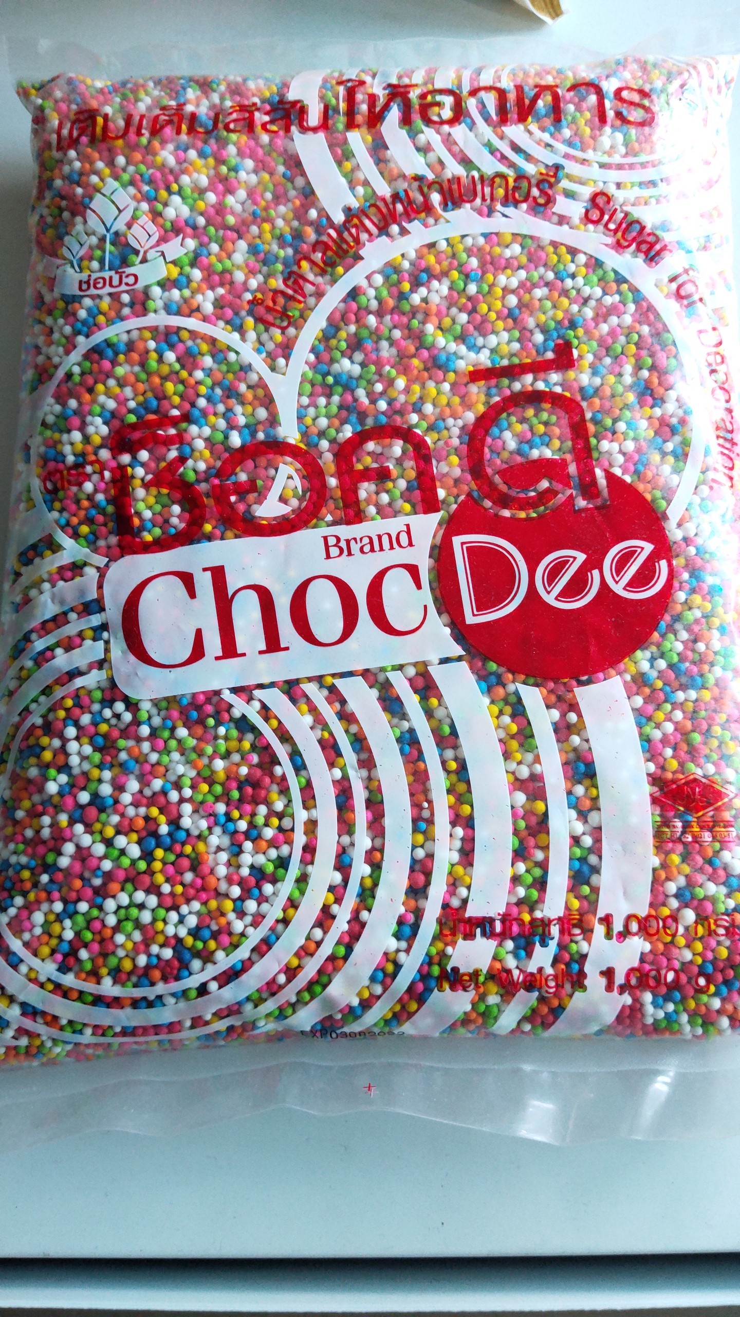 Cốm bi màu Thái 1kg