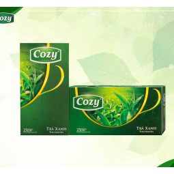 Trà xanh túi lọc Cozy 25x5g