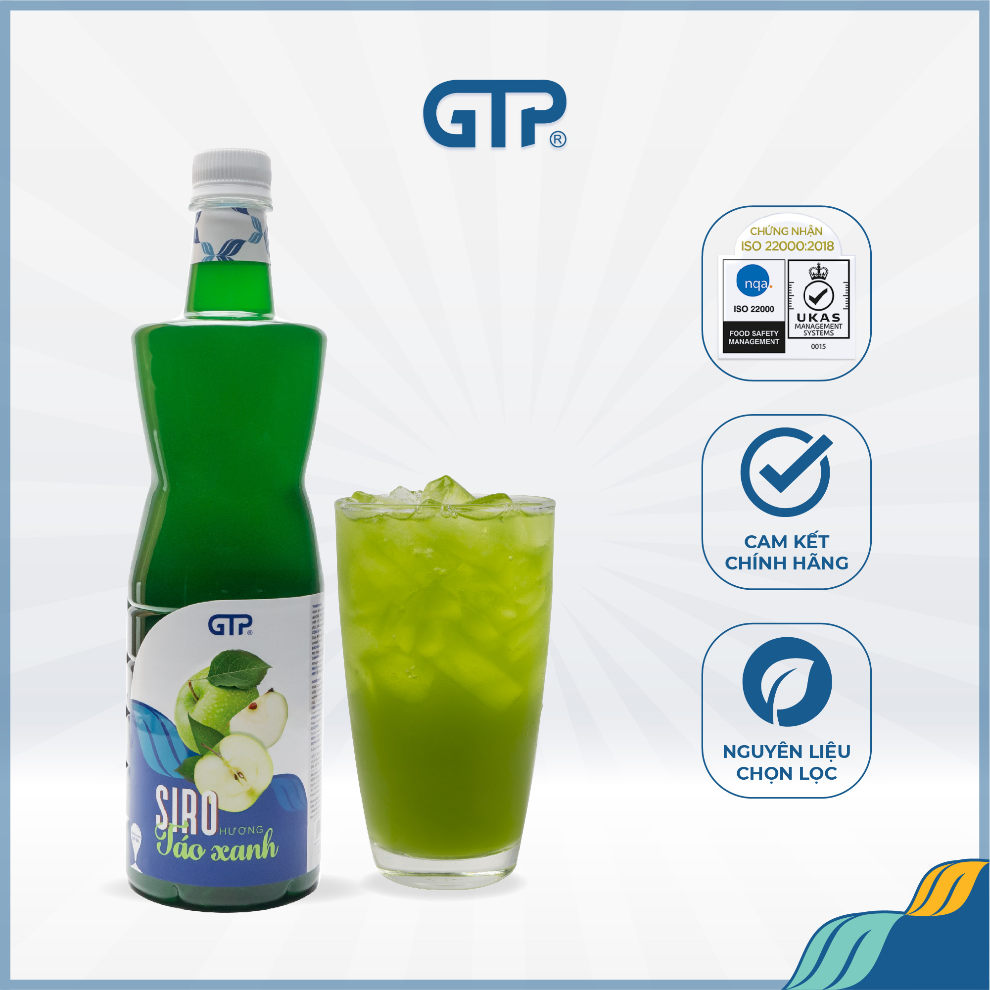 Syrup táo xanh GTP 930ml