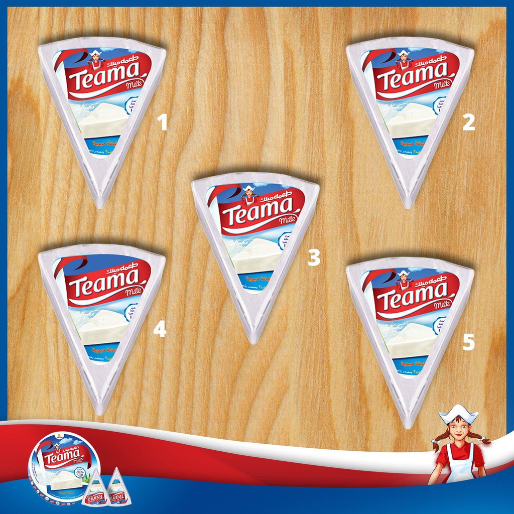 Phô mai Teama 240g (16 Miếng) (24 Hộp/T)