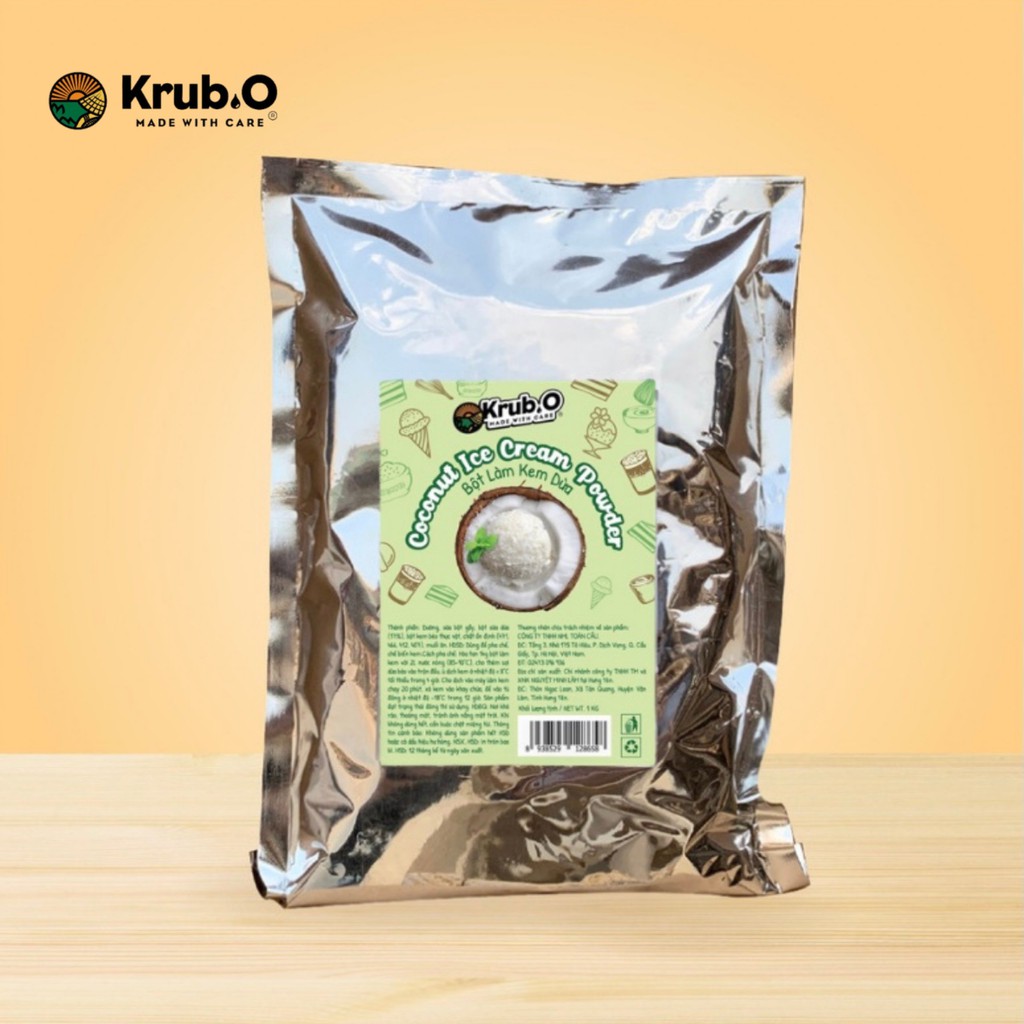 Bột làm kem dừa KrubO 1kg