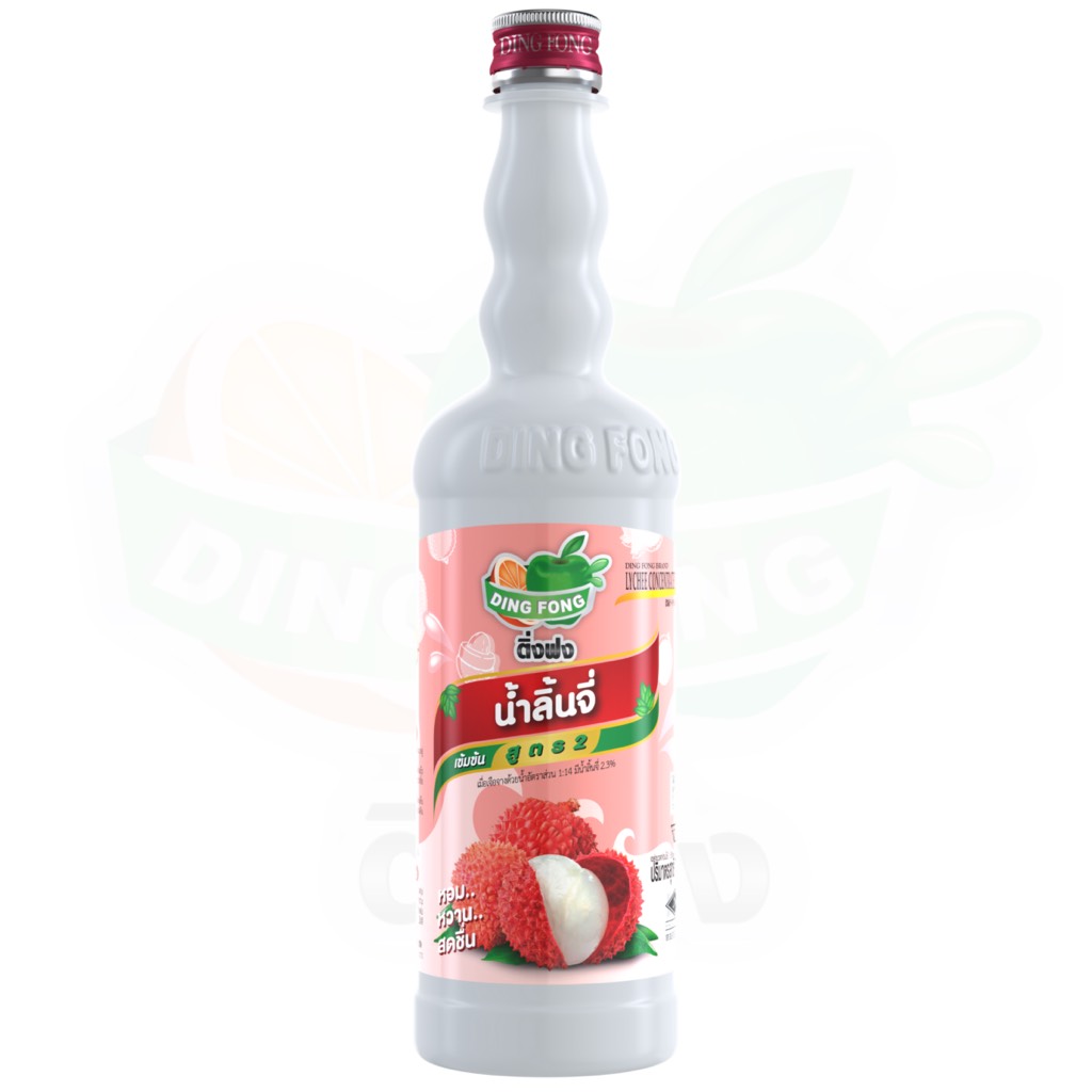 Syrup vải Ding Fong 760ml (12 Chai/T)
