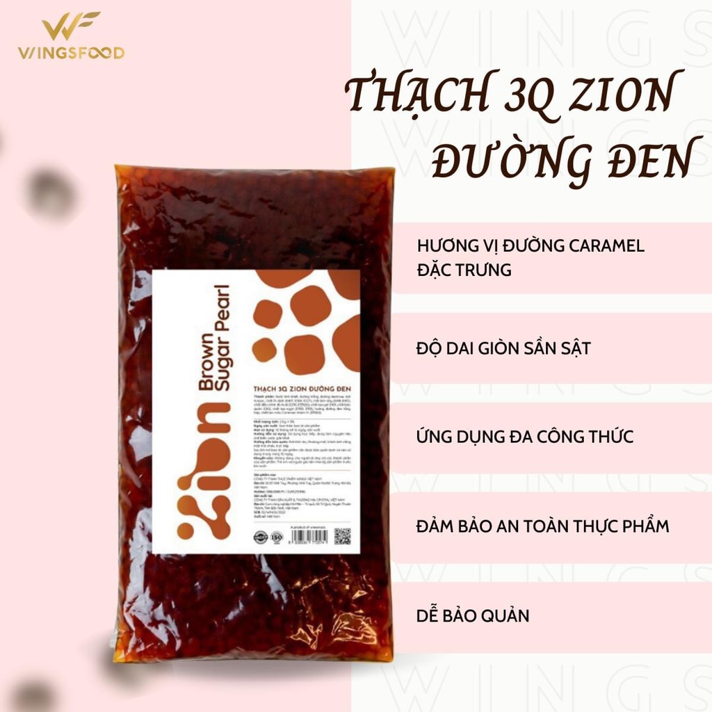 Trân châu 3Q caramel Wings Zion 2kg
