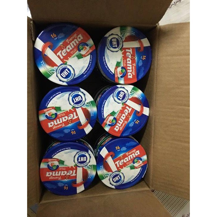 Phô mai Teama 240g (16 Miếng) (24 Hộp/T)