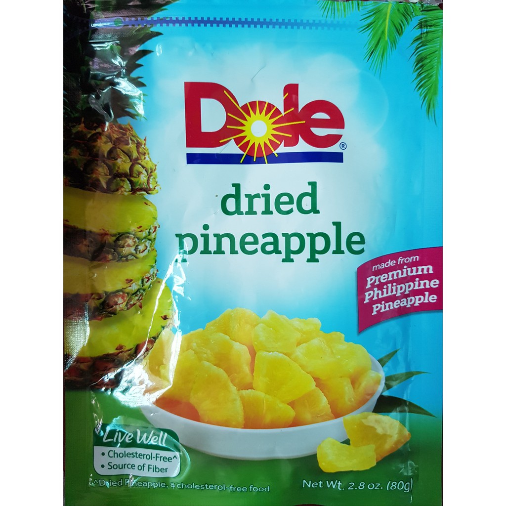 Dứa (Khóm) Sấy Dole Gói 80gr