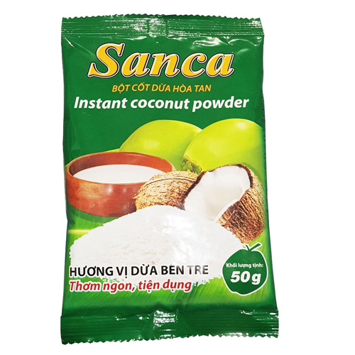 Bột cốt dừa Sanca 50g