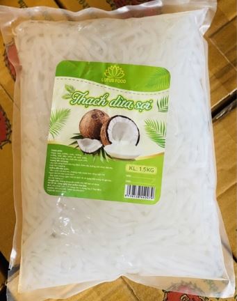 Thạch dừa sợi Lotus 1.5kg (10g/thùng)