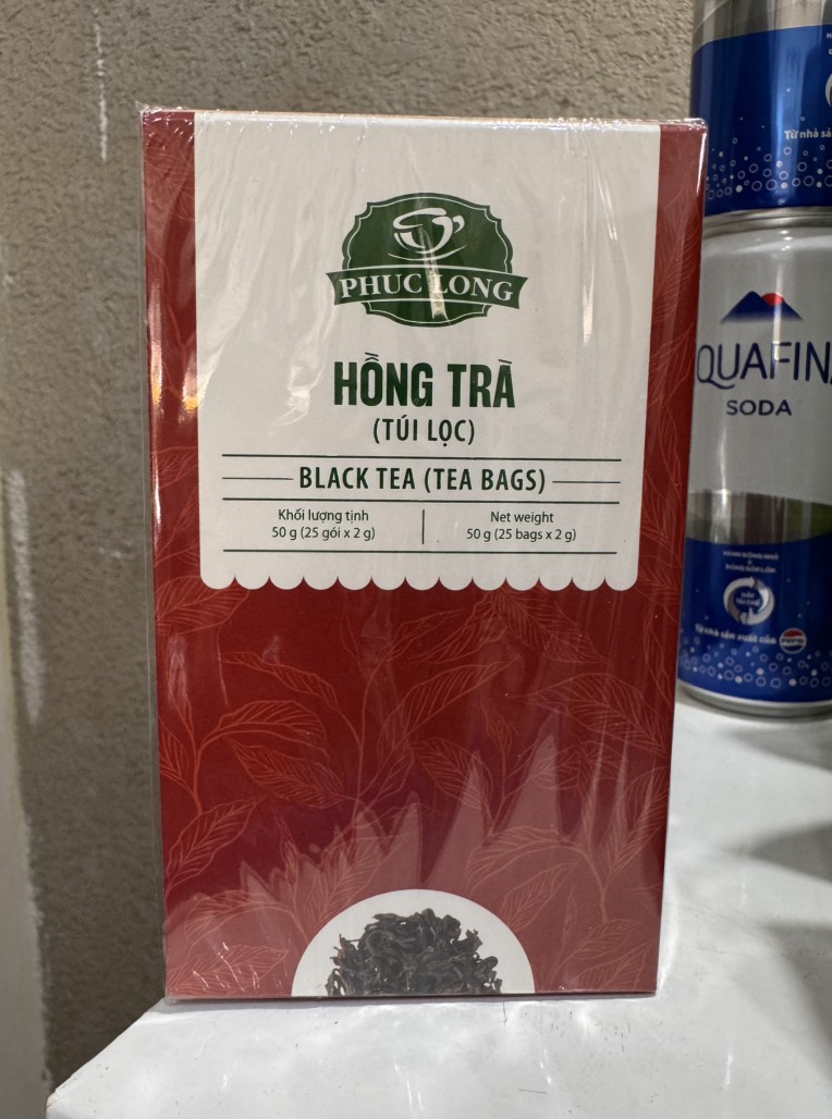 Hồng trà túi lọc Phúc Long 25x2g
