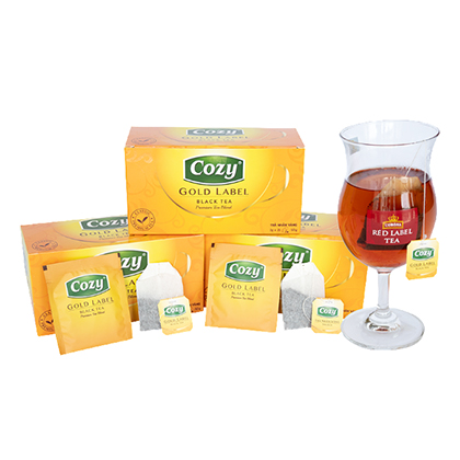 Trà Nhãn Vàng Cozy 100x2g (28 Hộp/T)