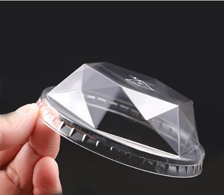 Nắp ly nhựa kim cương D95 Hunufa (Lốc 50 cái)