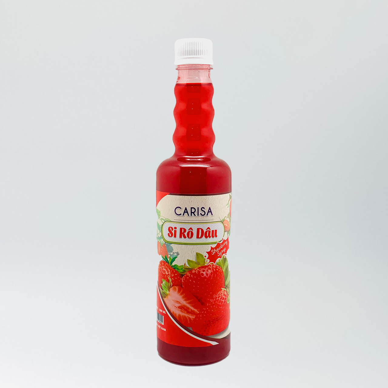 Siro dâu Carisa 500ml (24 chai/thùng)