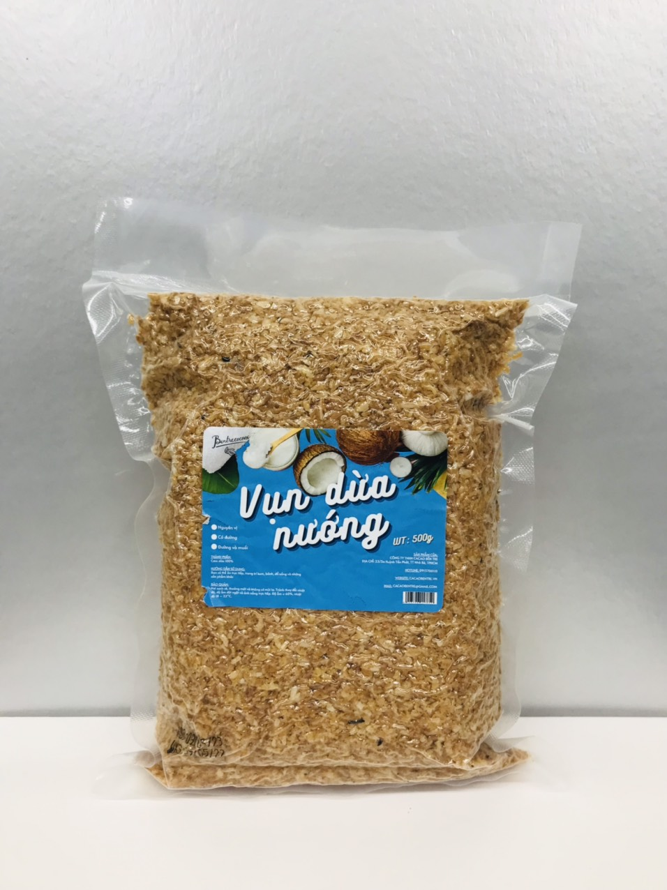 Dừa thái nướng nguyên vị Bến Tre 100g