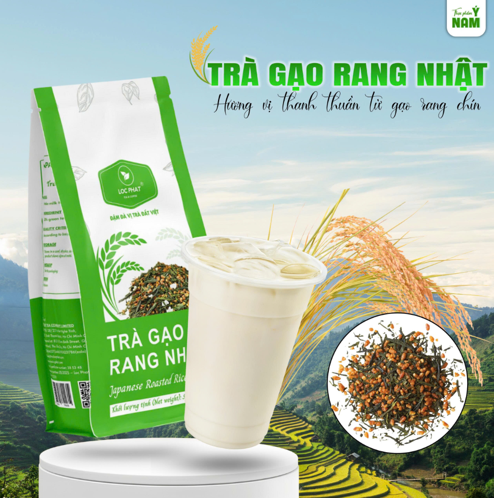Trà gạo rang Nhật Lộc Phát 500g