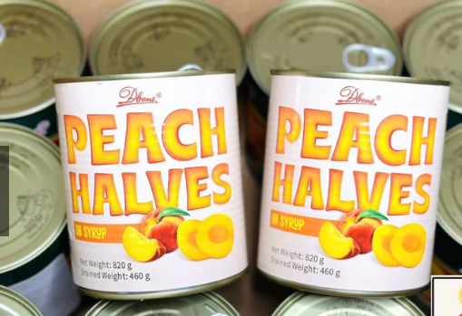 Đào ngâm Dbent 850g