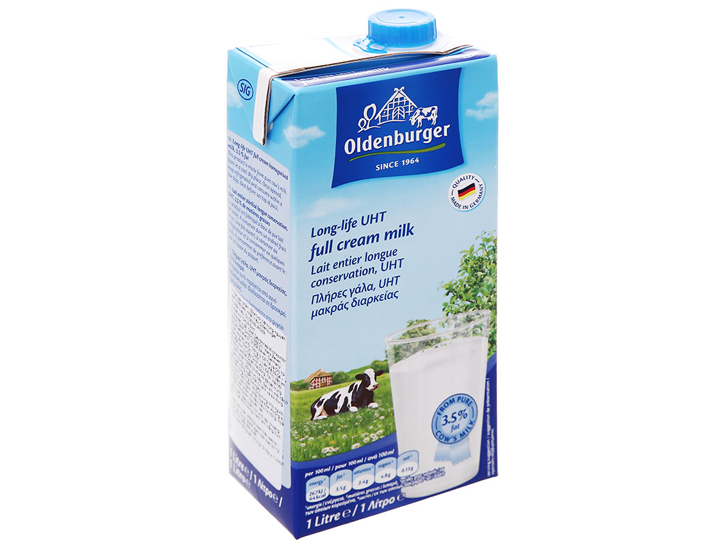 Sữa tươi nguyên kem Oldenbuger 1L
