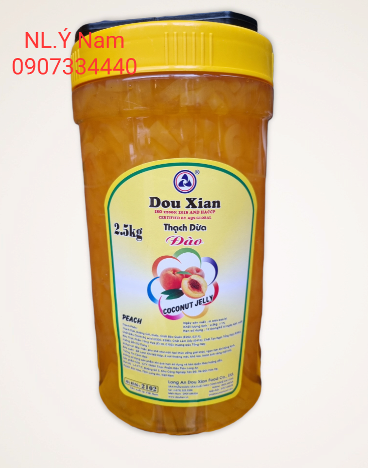 Thạch dừa đào Douxian 2.5kg