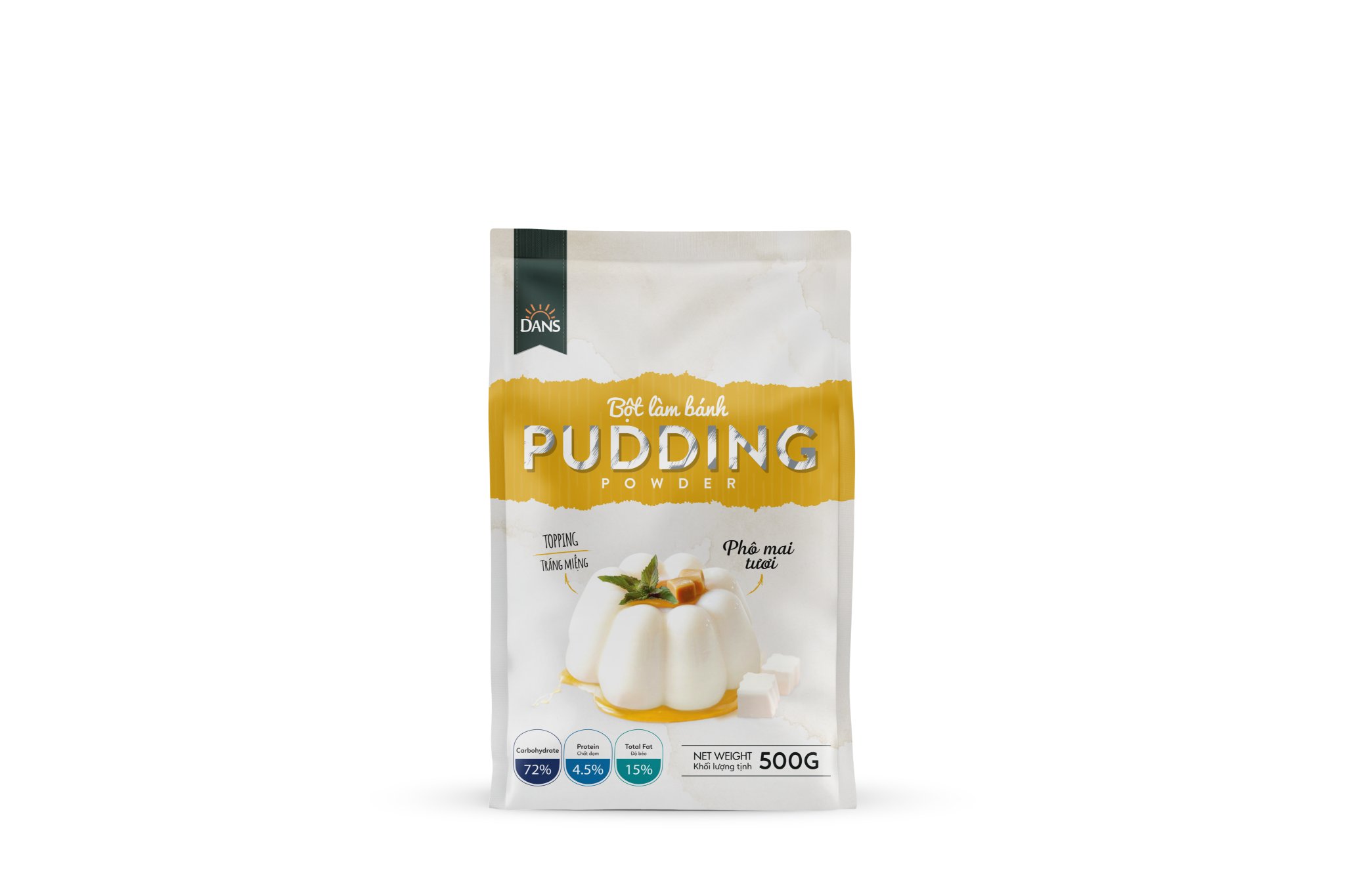 Bột pudding phô mai Dans 500g