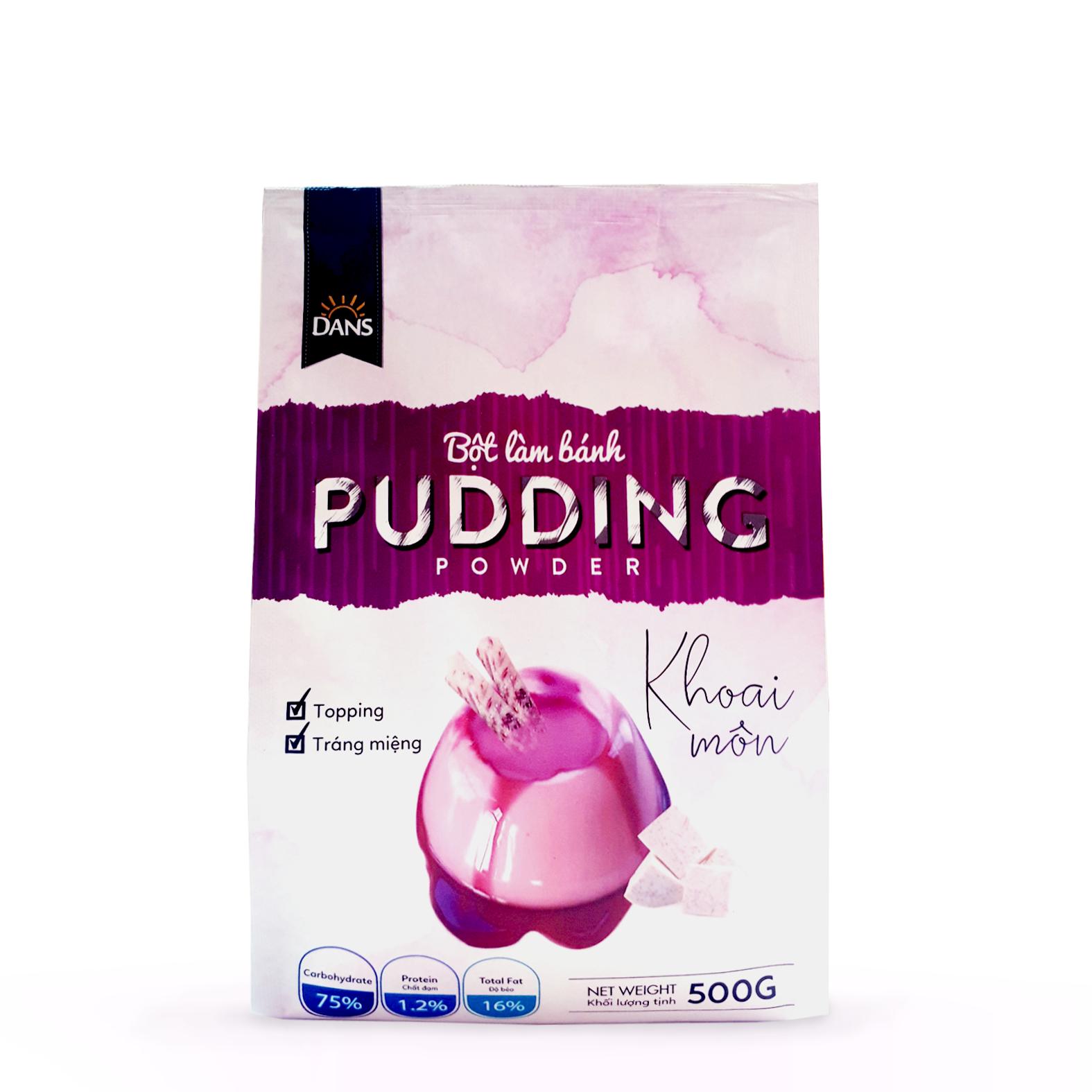 Bột pudding khoai môn Dans 500g