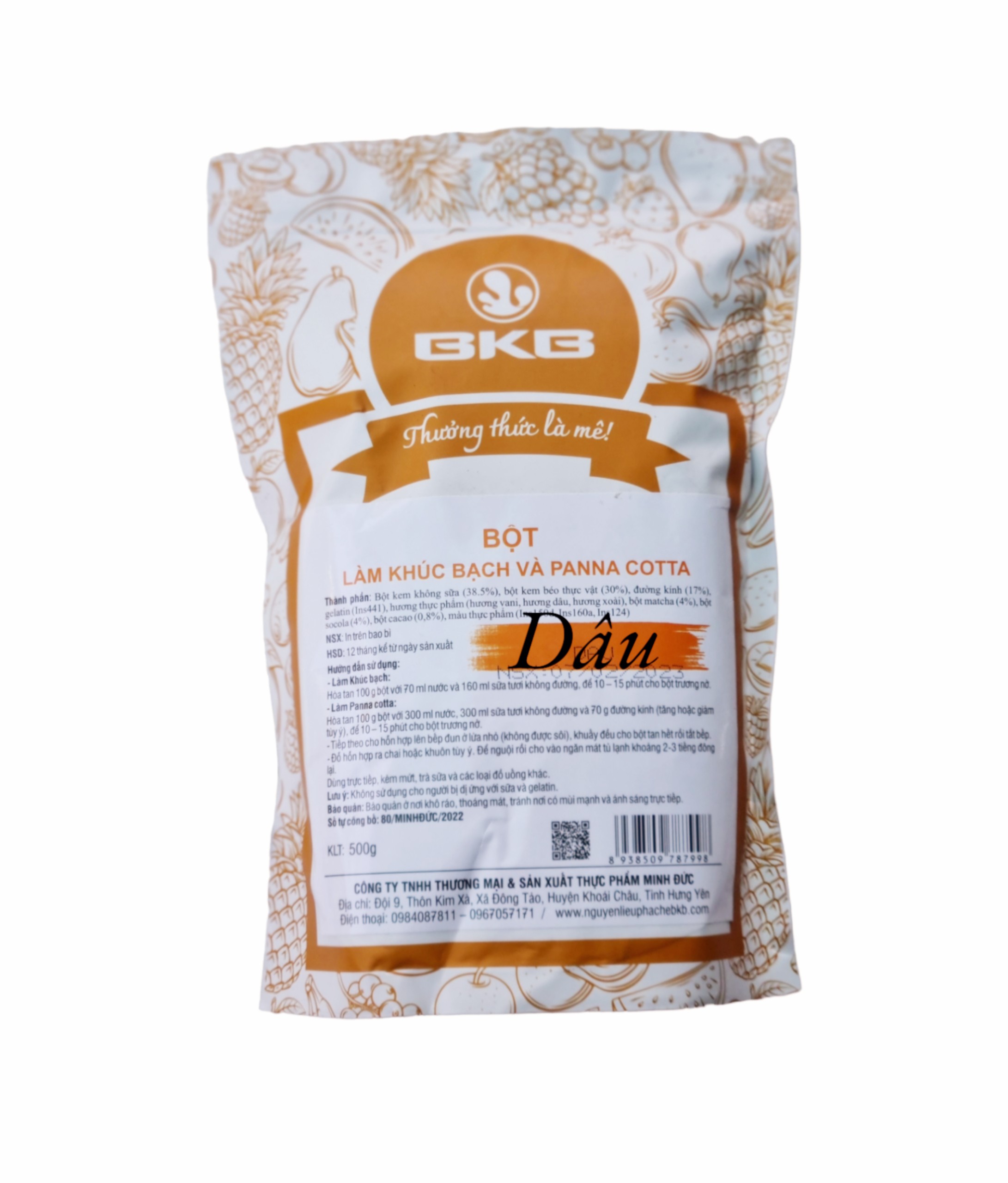 Bột khúc bạch dâu BKB 500g