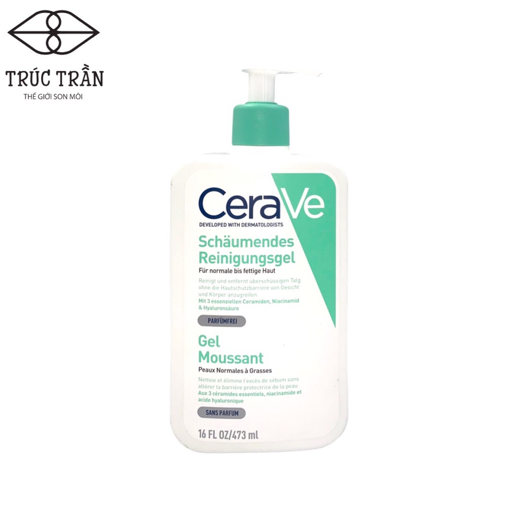 Sữa rửa mặt carave da dầu 473ml