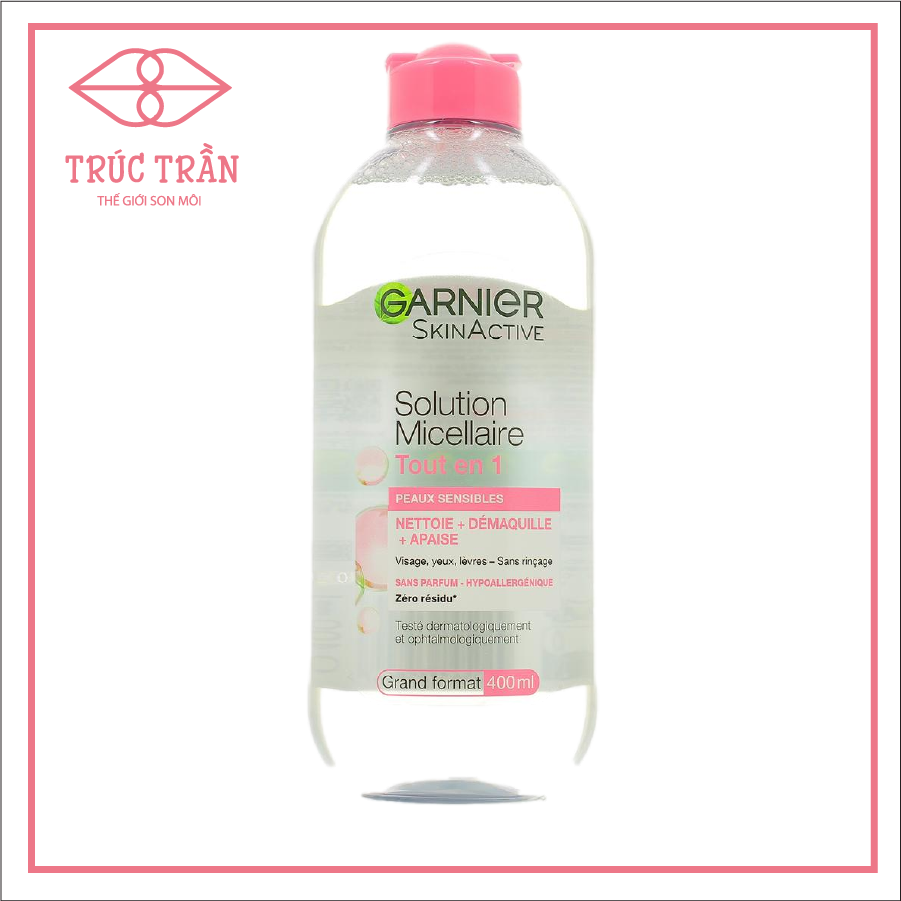 Tẩy Trang Garnier Nắp Hồng